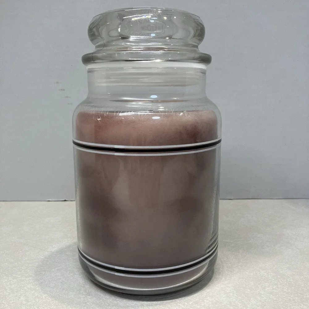 Vtg Yankee Candle Country Heather Housewarmer Black Band 22oz Retired Purple